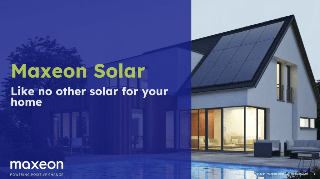 Maxeon Solar Panel Preferred Partner